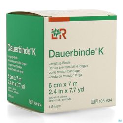 Dauerbinde k    6cm x 7m  1 105904