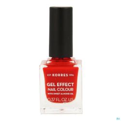 Korres km gel effect nail 48 coral red    11ml