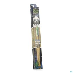 Woobamboo brosse dents biodegrad. adulte medium