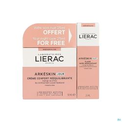 Lierac kit arkeskin cr jour 50ml + cr nuit 15ml