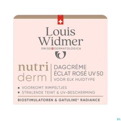 Widmer nutrid creme jour eclat rose uv50 parf 50ml