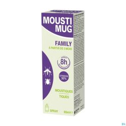 Moustimug citriodiol 30% family spray 60ml