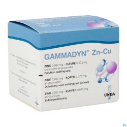 Gammadyn Amp 30 X 2ml Zn-cu Unda