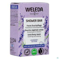 Weleda shower bar lavande + vetiver    75g