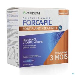 Forcapil keratine+ lot    caps 180