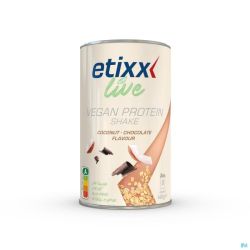 Etixx live vegan protein shake coco-choco pdr 448g
