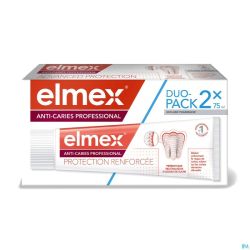 Elmex dentifrice a/caries professionnel  2x75ml nf