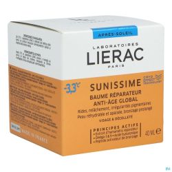 Lierac sunissime baume reparateur rehydra pot 40ml