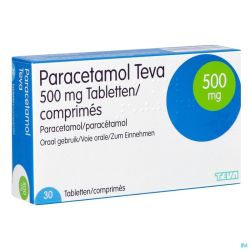 Paracetamol teva 500mg nf tabl  30 x 500mg