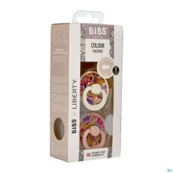 Bibs 1 sucette duo liberty garden blossom blush 2