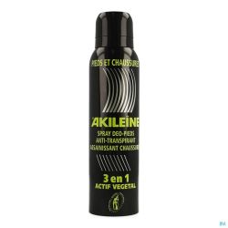 Akileine deo spray pieds a/transp. chaussure 150ml