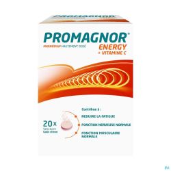 Promagnor energy + vit c comp efferv. 2x10