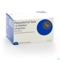 Paracetamol teva 1 g comp  90 x 1 g blister