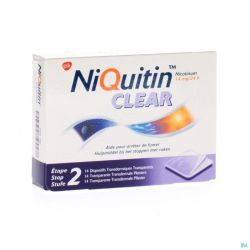 Niquitin clear patches 14 x 14 mg