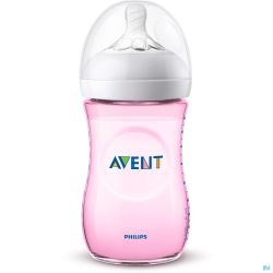 Philips avent natural 2.0 biberon 260ml rose