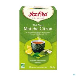 Yogi the vert matcha citron bio    sach 17
