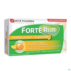 Forte rub pastilles gorge citron 24