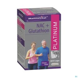 Mannavital nac glutathion platinum    v-caps  60