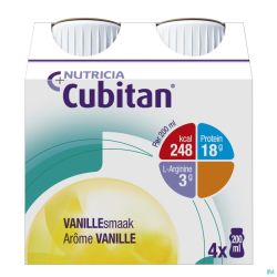 Cubitan vanille    4x200ml