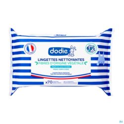 Dodie lingettes nettoy. dermo-apaisant 3en1    70