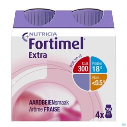 Fortimel extra fraise nf    4x200ml rempl.2401487