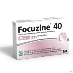 Focuzine comp pell  60 x 40mg