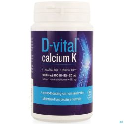 D-vital calcium k    caps 180