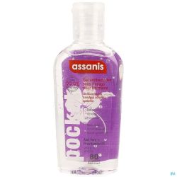 Assanis pocket gel a/bact. s/rincage violette 80ml