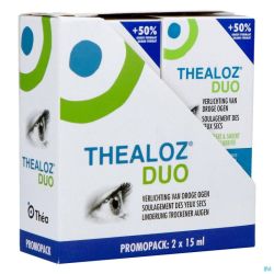 Thealoz duo goutes oculaires 2x15ml