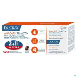 Ducray anacaps trio tri-activ  caps 3x30 promo