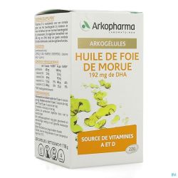 Arkogelules huile foie morue caps 220   arkopharma