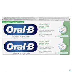 Oral-b lab purify nettoyage intense 2x75ml