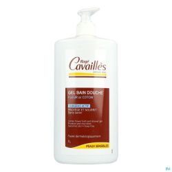 Roge cavailles gel bain douche surgr. fl. coton 1l