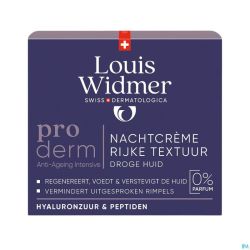 Widmer prod creme nuit texture riche n/parf 50ml