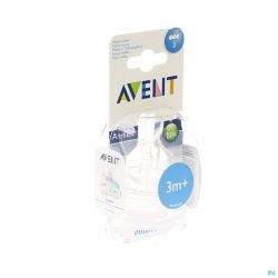 Philips avent tetine medium 3trous    2