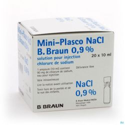 Mini plasco nacl 0,9 % amp20x10ml