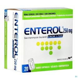 Enterol 250 mg caps harde dur  20 x 250 mg