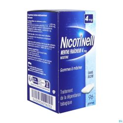 Nicotinell Cool Mint 4mg Gommes A Macher 96