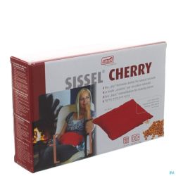 Sissel cherry coussin noyaux cerise 20x40cm bleu