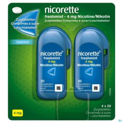 Nicorette freshmint comp a sucer  80x4mg