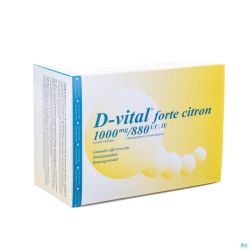 D-vital forte citron 1000/880 efferv. sach 90