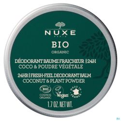 Nuxe bio deo baume fraicheur 24h coco poudre   50g