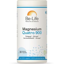 Magnesium quatro 900 be life    pot caps  90