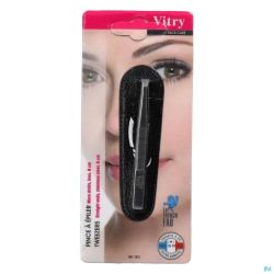Vitry classic pince epiler droit inox    1012
