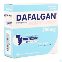 Dafalgan instant junior gran sach 20 x  250 mg