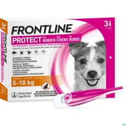 Frontline protect spot on sol chien 5-10kg pipet 3