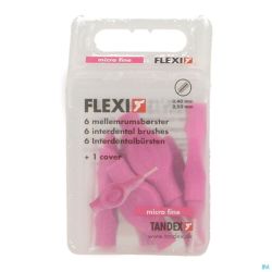 Flexi fuchsia brossette micro fine interdentaire 6
