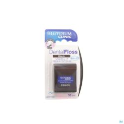 Elgydium clinic dental floss black 50m