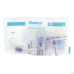 Sac urine tuyau + soupap    2l pontos