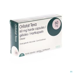 Orlistat teva caps dure  60 x  60 mg